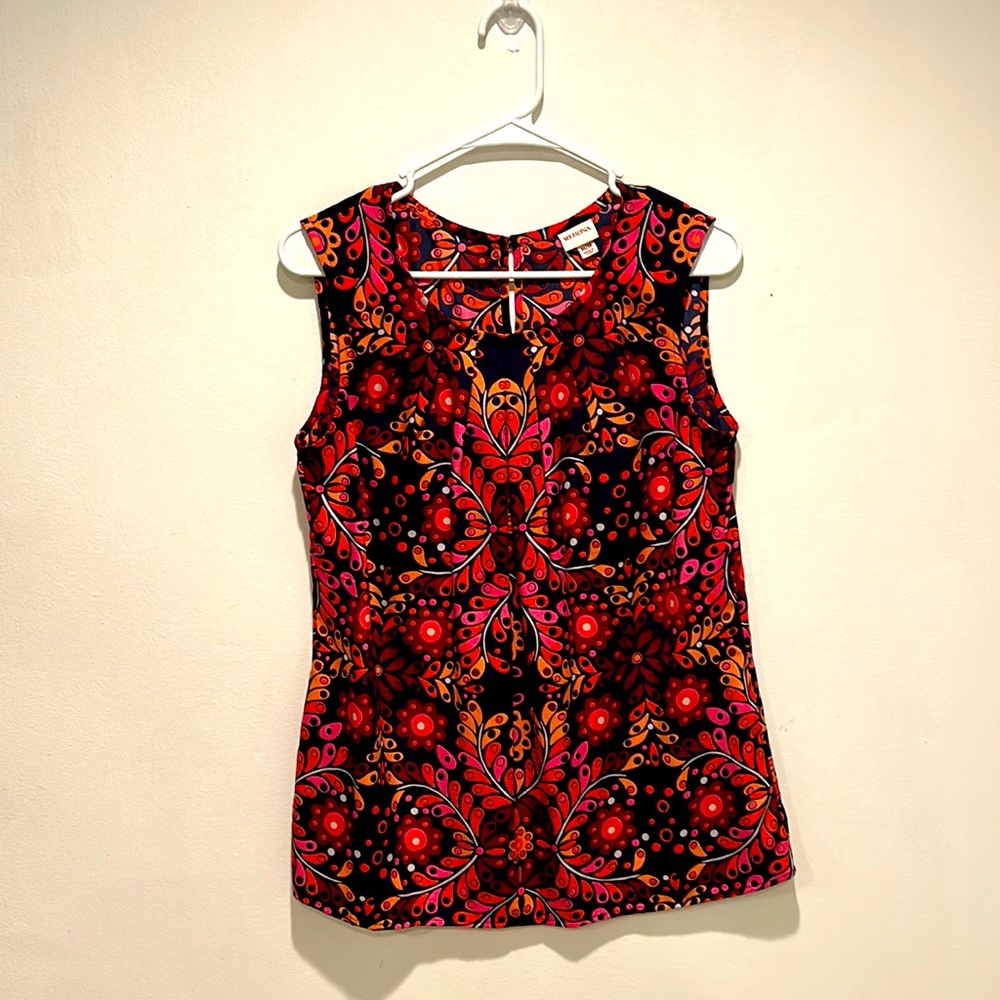 Merona Paisley Print Sleeveless Blouse